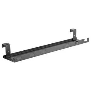 RICOO Kabelwanne Z1122 für Untertischmontage Schreibtisch 59cm Länge Schwarz - Bild 1 von 6
