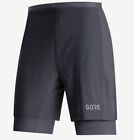 GOREWEAR R5 2in1 Shorts Size XL Black Bnwt