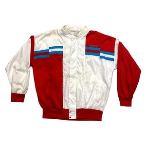 Chaqueta deportiva Adidas años 80 | Top chándal vintage para hombre XL blanco rojo - Imagen 1 de 6