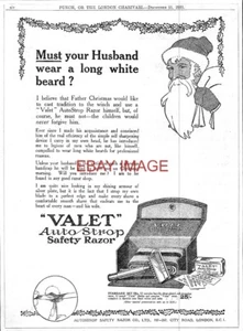 1921 Advert VALET 'Autostrop' Safety Razor Antique Original XMAS Print Ad 741/79 - Picture 1 of 1