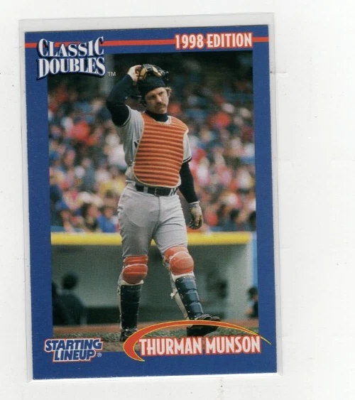 1998 Thurman Munson Classic Doubles Starting Lineup Card Free Shipping (G573) - Image 1 of 1