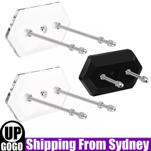 3X Skateboard Wall Mount Rack Longboard Deck Hanger Display Stand Storage Holder - Picture 1 of 14
