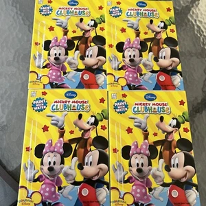 Lot 4 DISNEY MICKEY MOUSE CLUBHOUSE PAINT WITH WATER Dalmatian Press Favor Book - Foto 1 di 19