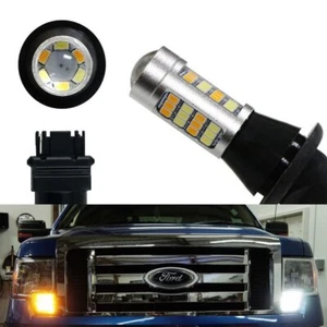 LED Daytime Running Lights/Turn Signal Conversion Kit For Ford F-150 Headlights - Picture 1 of 8