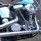 Motorrad Kurbelwellengehäuse Entlüftungsfilter chrom mit Halterung für Harley
