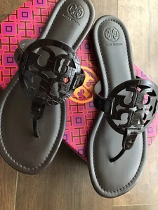 Sandali in pelle nuovi Tory Burch Miller taglia 10,5 - Foto 1 di 7