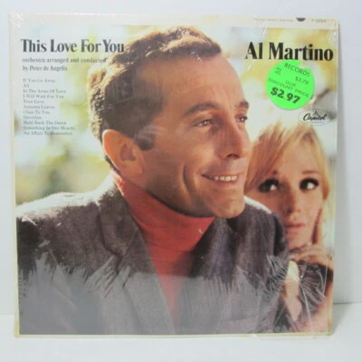 Al Martino This Love For You LP VG+ Plays Well 1967 Capitol Records  T 2654  - Image 1 of 3