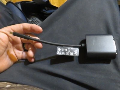 DELL MINI-DISPLAY PORT (MALE) TO DVI-I (SINGLE LINK) DONGLE ADAPTER CABLE G44DK - Image 1 of 4