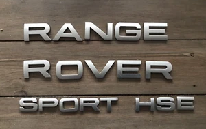 Genuine RANGE ROVER SPORT HSE decal by individual letter: see ad for details - Picture 1 of 2
