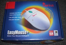 NEW BOXED Genius Easy Mouse Serial Mouse Vintage Computer Computing DB9 Plug
