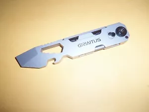 GIARIAITUS Prybar EDC 10 -In-1 Multi Tool With Ratchet Nice LOOK! - Picture 1 of 5