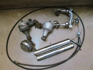 Konvolut Nr.55 gebrauchte Fahrradteile Dynamo Bremsenteile sattelstütze usw.. - Bild 1 von 1