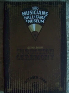 Musician Hall of Fame & Museum (MHFM) 2008 2nd Annual Induction program - Picture 1 of 2