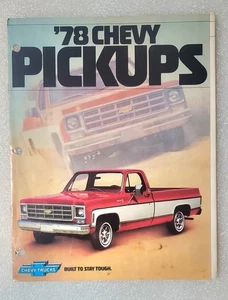 Verkaufsprospekt Chevy Pickup Truck Original 78 1978 Square Body  - Bild 1 von 2