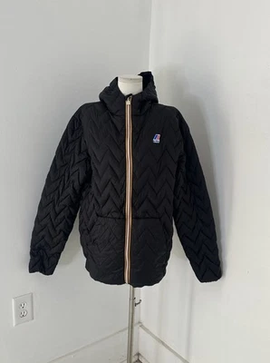 Chaqueta térmica negra con capucha K.Way Marten Light talla XL Foto 1 de 4