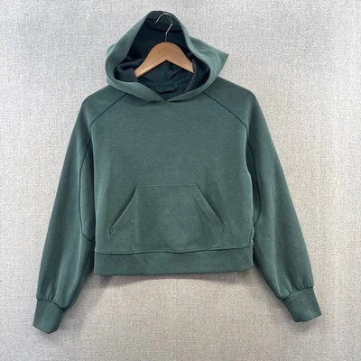 Sudadera con Capucha Lululemon Softstreme Para Mujer 2 Verde Azulado Pullover Bolsillo Atletismo Adulto Foto 1 de 4