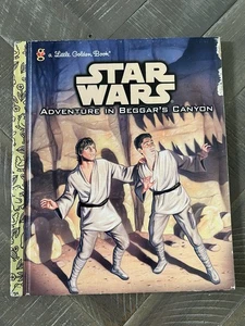 1998 Little Golden Book Star Wars: Adventure In Beggar’s Canyon 1st “A” Edition - Picture 1 of 12