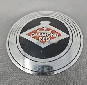 Diamond REO Steering Wheel Horn Cap C. 1960s, 70s 3" - Foto 1 di 8