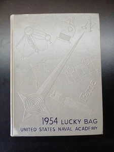 The LUCKY BAG 1954 United States NAVAL ACADEMY Yearbook Military History - Picture 1 of 7