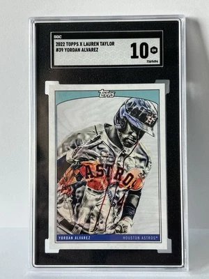2022 Yordan Alvarez -Topps X Lauren Taylor #39 SGC 10 GM 💎 - Image 1 of 3