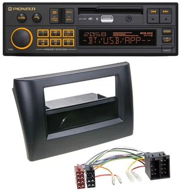 Pioneer DAB MP3 USB Bluetooth Autoradio für Fiat Stilo 192 01-08 Ablagefach - Bild 1 von 4