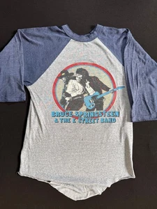 CAMISETA CONCIERTO VINTAGE MEDIANA ORIGINAL 1980 - BRUCE SPRINGSTEEN WORLD TOUR - - Imagen 1 de 8