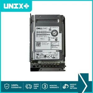 7.68TB SSD 12Gbps SAS 2.5in Dell 1 DWPD TLC Read Intensive for Dell R650 R760 - Picture 1 of 2