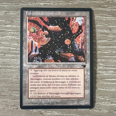 MTG Mishra's Factory Italian Renaissance Fabbrica di Mishra NM Magic - Image 1 of 2