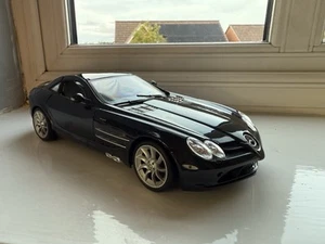 Maisto Prem Edition 1:18 SCALE Mercedes SLR McLaren METALLIC Black - Rare! - Picture 1 of 8