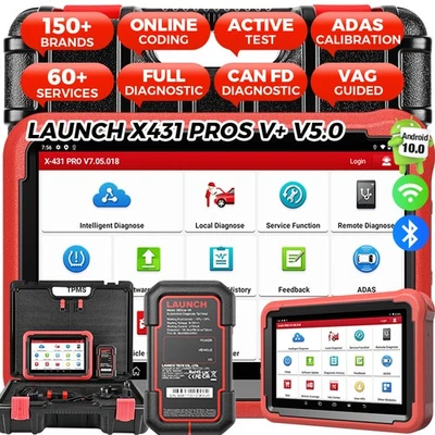 LAUNCH X431 PRO V5.0 PRO5 ALL System Car Diagnostic Scanner Tool ECU Coding 2025 - Image 1 of 4