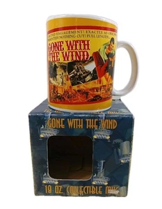 Tazza caffè Via col vento da collezione vintage 2003 nuova con scatola 18 once - Foto 1 di 8