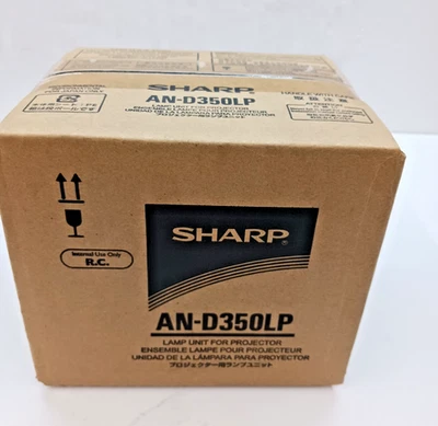Sharp AN-D350LP Lamp Unit for Projector, New, Sealed Box, OEM - Image 1 of 4