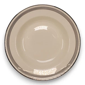 Homer Laughlin Eggshell Georgian D 41 N 5 Rimmed Soup Bowl 8 1/4" Vintage 1941 - Picture 1 of 5