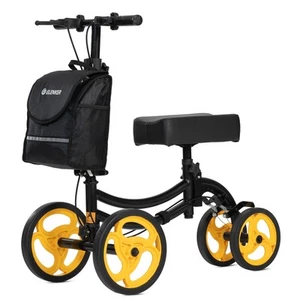 Deluxe Steerable Knee Walker with 10" Front Wheels – Medical Scooter for Foot... - Picture 1 of 7