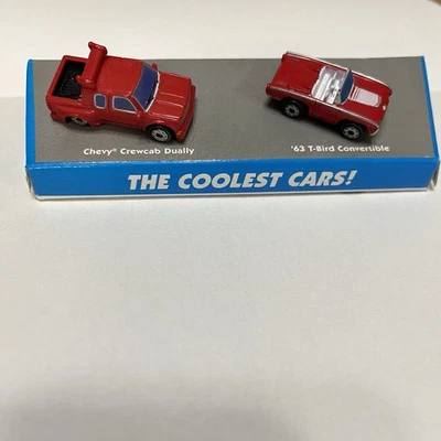 1995 Micro Machines #75108 The Coolest Cars! ‘56 Corvette & Ford GT40 on Insert - Image 1 of 4