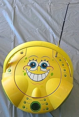 SpongeBob SquarePants Portable CD-R/RW Stereo SB230 Nickelodeon Player Parts!! - Image 1 of 4