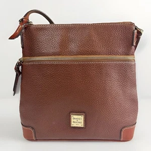 Dooney & Bourke Pebble Grain Crossbody Shoulder Bag Brown - Picture 1 of 10