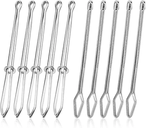 DIY Rope Threader Clip, Einfädler Tweezer, Elastische Kordel Stahl Einfädler,Cra - Bild 1 von 7