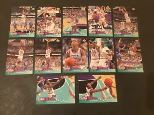 1992-93 UPPER DECK BASKET WEST ALL STAR CARD SET BARKLEY KEMP MALONE DREXLER - Foto 1 di 1