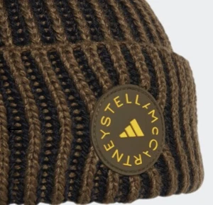 Adidas Stella McCartney aSMC Beanie 0SFW Dark Khaki (GS2640) NWT - Picture 1 of 4