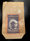 Rare ancien Petit sac papier publicitaire Savon J.B Paul Épicerie Années 1950