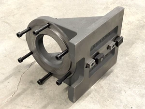 HAAS MILL TABLE ADAPTER 05-0224 90 DEG CAST IRON for 8" 3-JAW MANUAL CHUCK - Picture 1 of 5