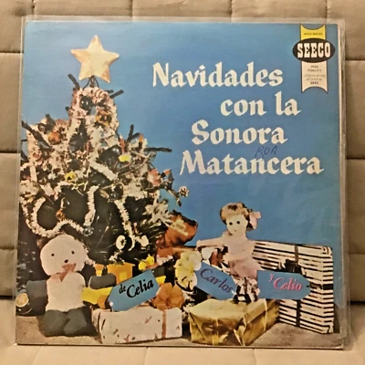 Celia Cruz “Navidades Con La Sonora Matancera” 12" 33 RPM LP Record Seeco - Image 1 of 4