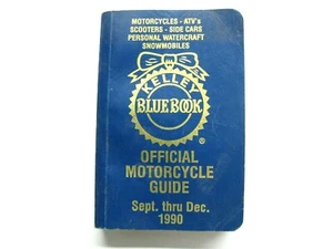 Kelley Blue Book 1990 KBB guía oficial de motocicletas de septiembre a diciembre - Imagen 1 de 7