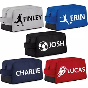 Personalised Football Boot Bag Boys Girls Customised Kids School PE Sports Gym - Picture 1 of 7