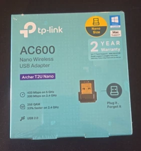TP-LINK Archer T2U Nano AC600 Wireless USB Adapter - Photo 1/9