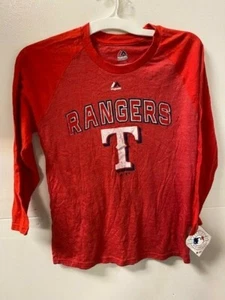 texas rangers long sleeve t-shirt youth M - Picture 1 of 1