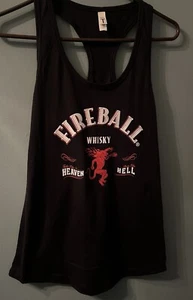 Fireball Whisky Women's Next Level Tank Top Black Size Small NEW - Bild 1 von 10