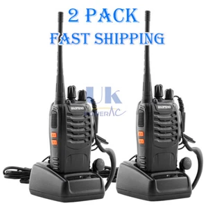 NEW Long Range Walkie Talkie Two Way Radio Charge Waterproof Earpiece - Picture 1 of 11