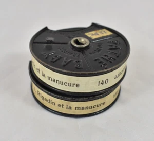 FILM PATHE BABY 9,5 MM N° 139 RIGADIN ET LA MANUCURE 2 BOBINES 1923 COMEDIE - Photo 1/1